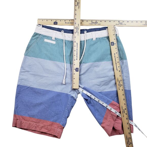 Staple Pigeon Salinas Shorts Mens 36 Stripe Drawstring - Picture 6 of 9